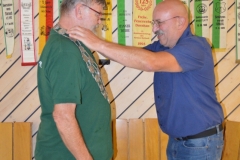 Übergabe der Schützenkette an Bernd V.
